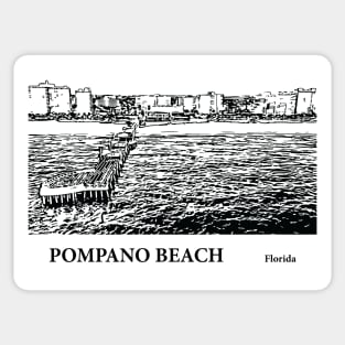 Pompano Beach Florida Sticker